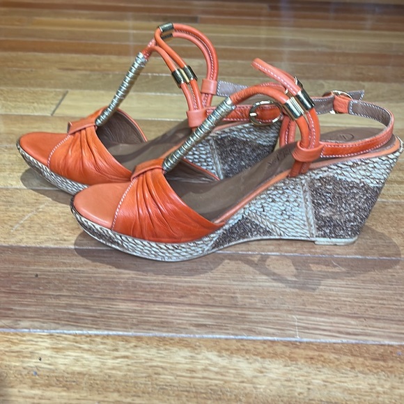 La Pinta shoes size 37 made in turkey . EUC . Wedge platform - Picture 6 of 8